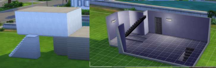 sims stairs building build under outside basements inside tutorials added ts4 carls guide walls railing gamepictures help enlarge