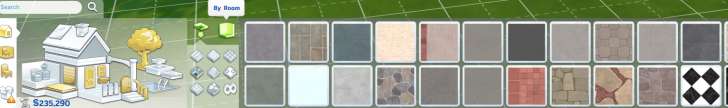 Sims 4 Building How-To's: Apply floor patterns by tile or by room