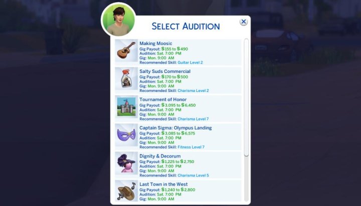 The Sims 4 Actor Career in Get Famous - finding a gig for my actor to make money