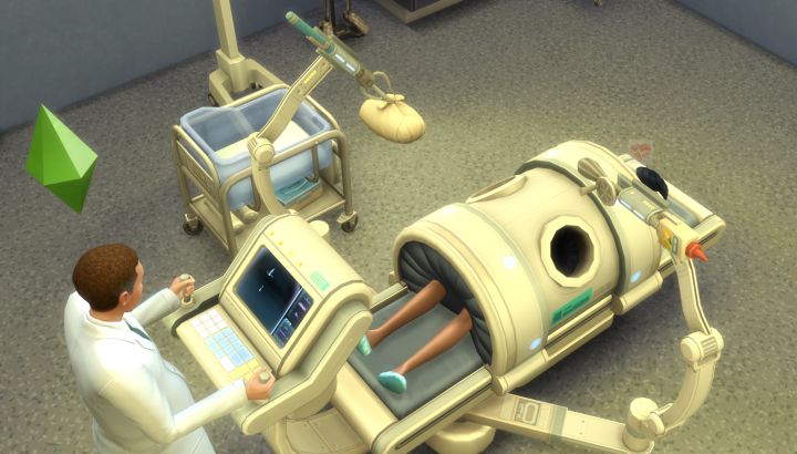 Delivering a Sim Baby in The Sims 4