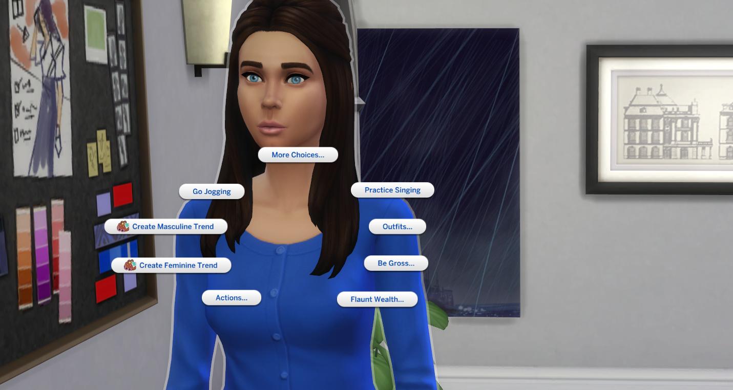 The Sims 4's Style Influencer can create fashion trends