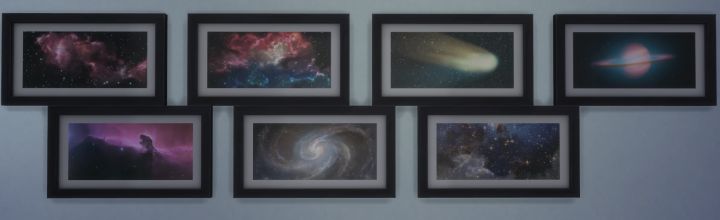 The Sims 4 Collections: Space Prints