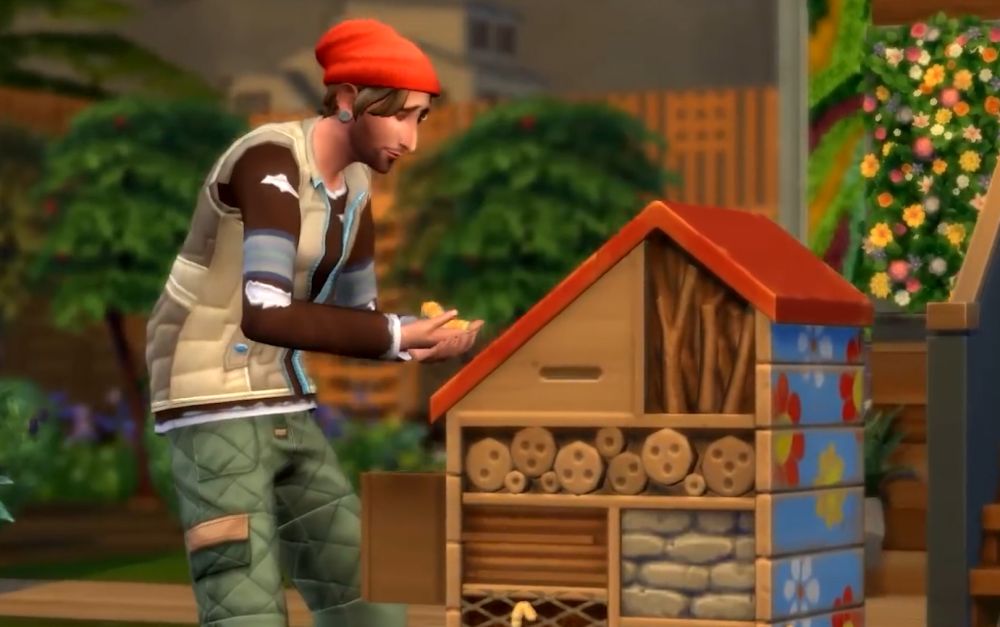 The Sims 4 Eco Lifestyle - bug motel