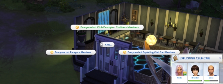 Making a hangout for club members-only requires only locking a door