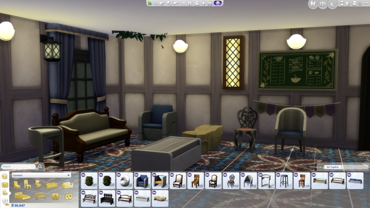 Comfort Decor in Sims 4 Get Together