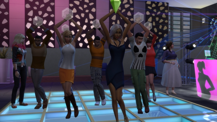 dancing in Sims 4 Get Together