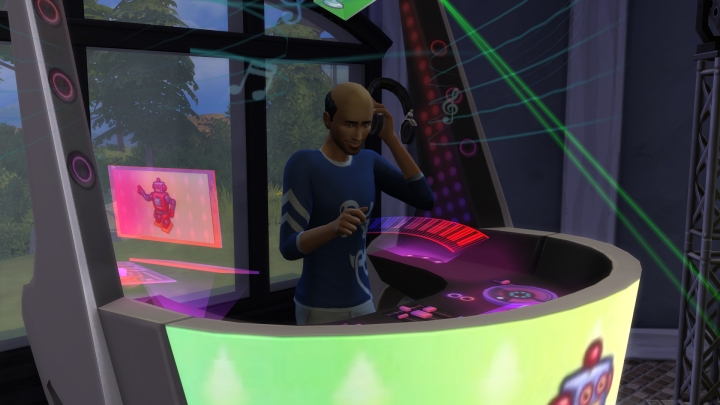 DJ Mixing in The Sims 4 Get Together