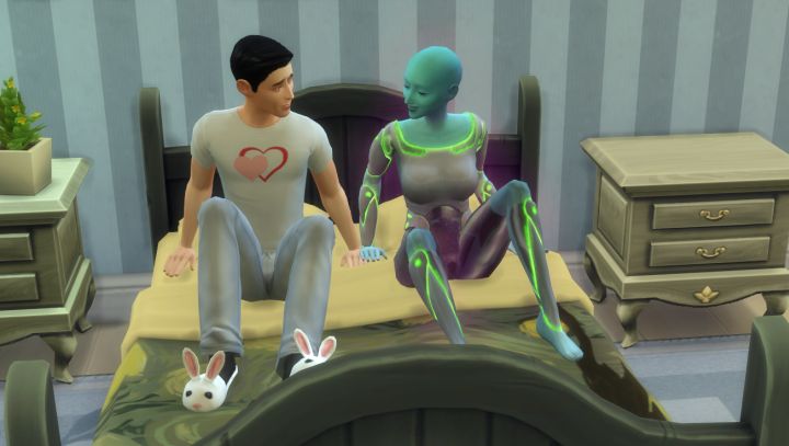 Sims 4 Aliens woohoo and try for baby