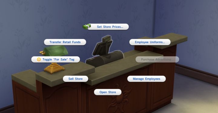 The Sims 4 Get to Work: Cash Register