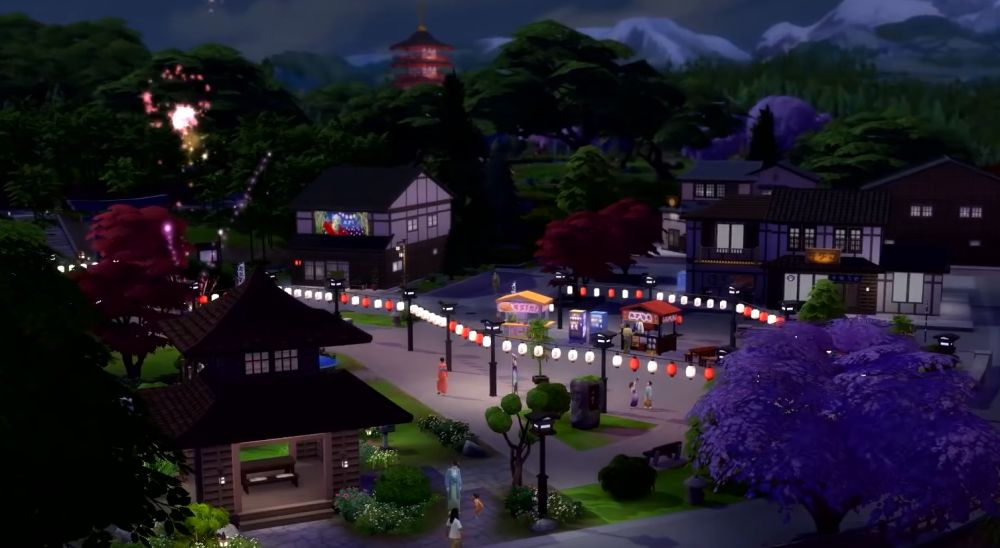 The Sims 4 Snowy Escape Expansion Pack - Festivals make a return in this pack
