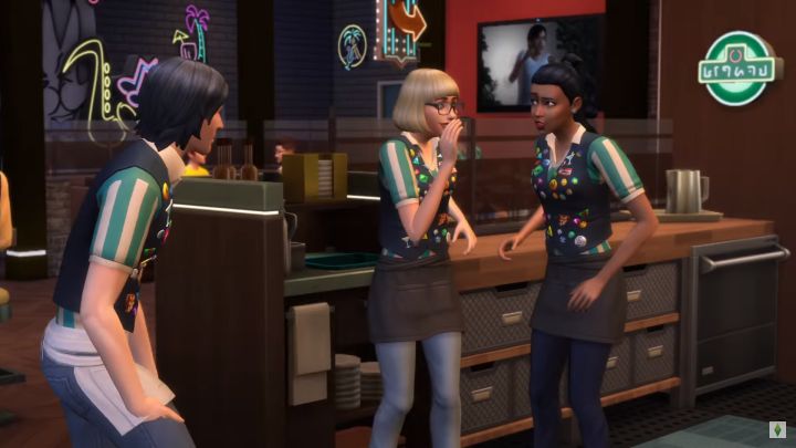 Sims' uniforms will be customizable in The Sims 4 Dine Out Game Pack