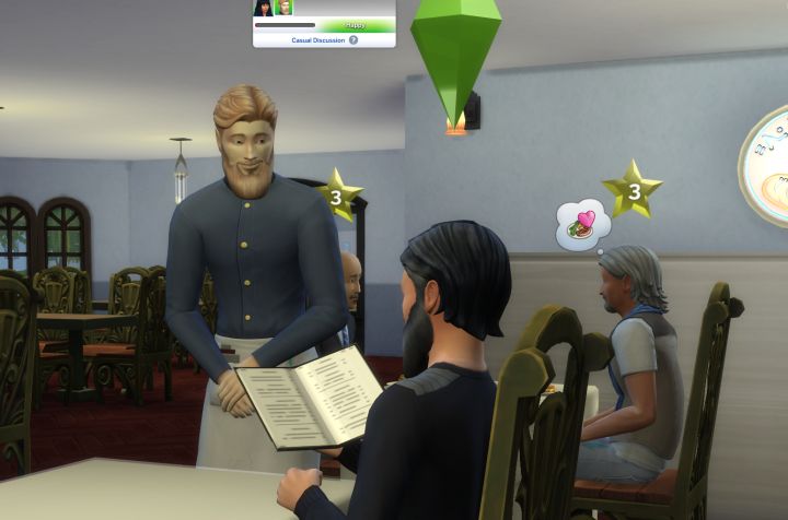 The Sims 4 Dine Out Pack - you can eat at your own restaurant