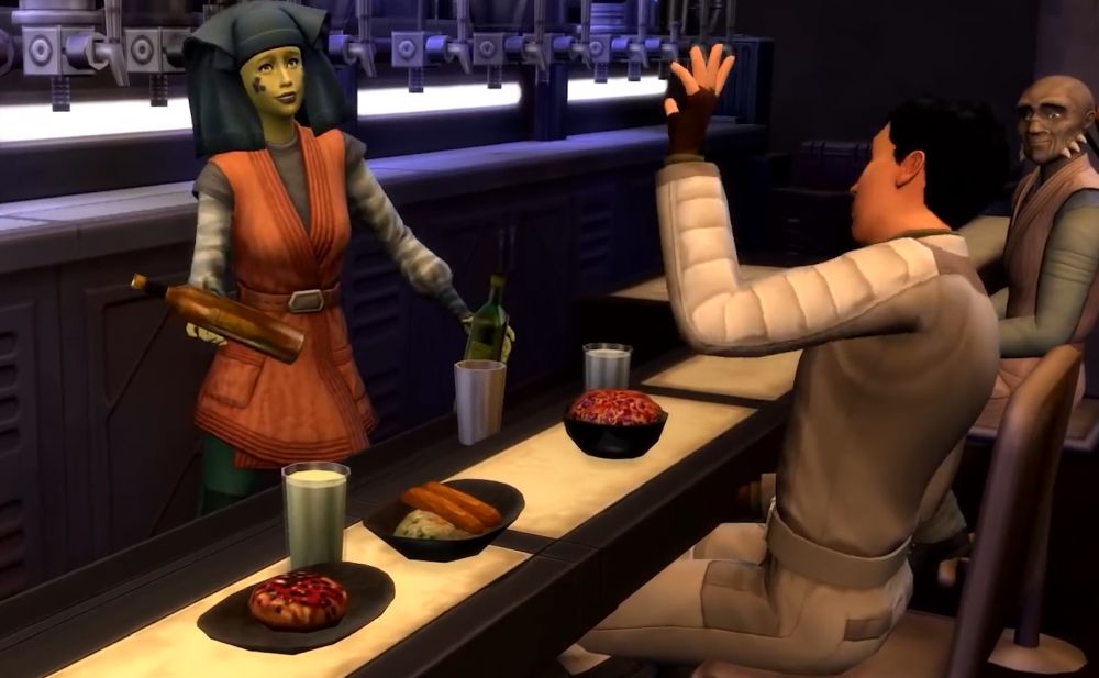Sims in Sims 4 Star Wars