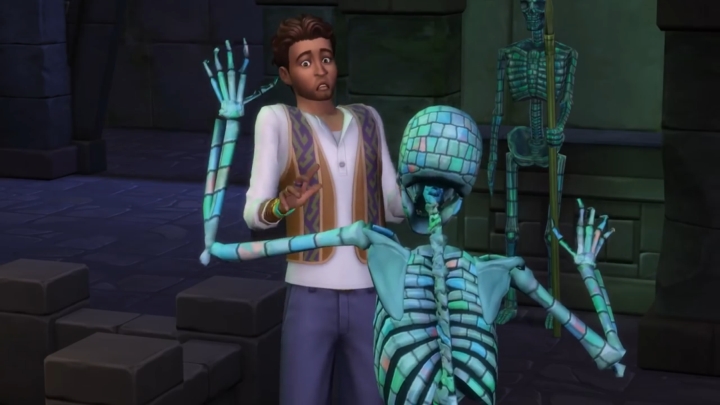 The Sims 4 Jungle Adventure Game Pack: Skeletons