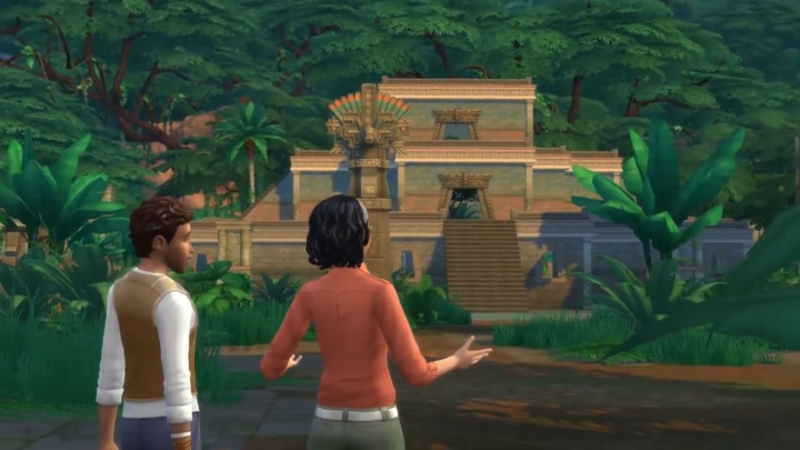 The Sims 4 Jungle Adventure Game Pack: Ancient temple