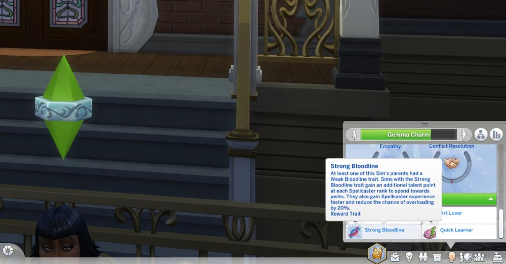 Trait cheats in The Sims 4 Realm of Magic