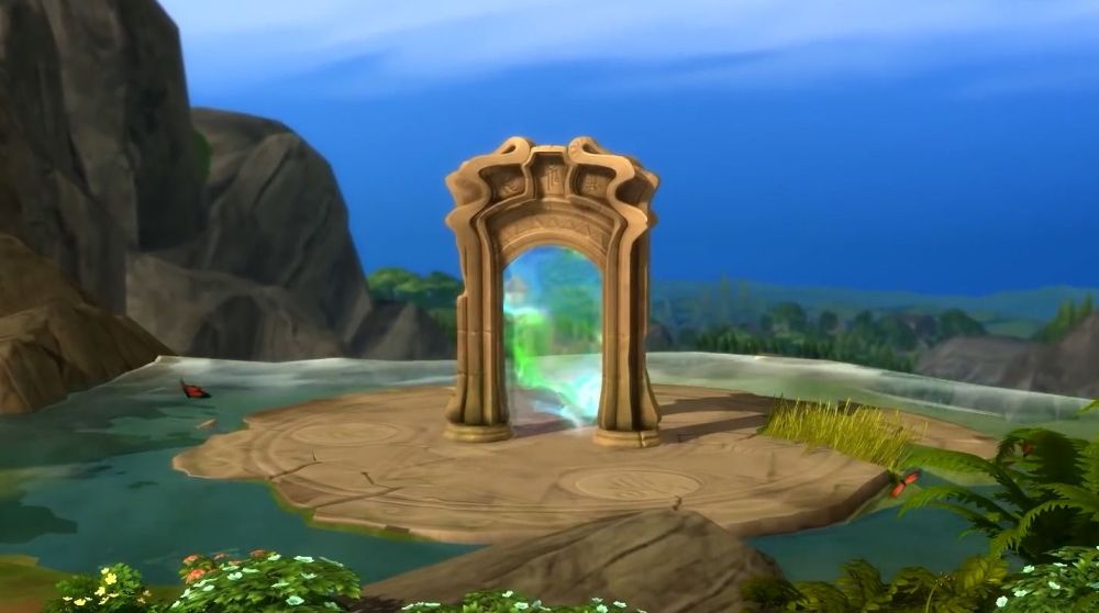 Crossing through this portal leads to the Magic Realm.