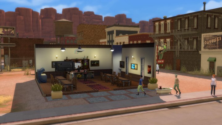 Military often gather at the bar in StrangerVille