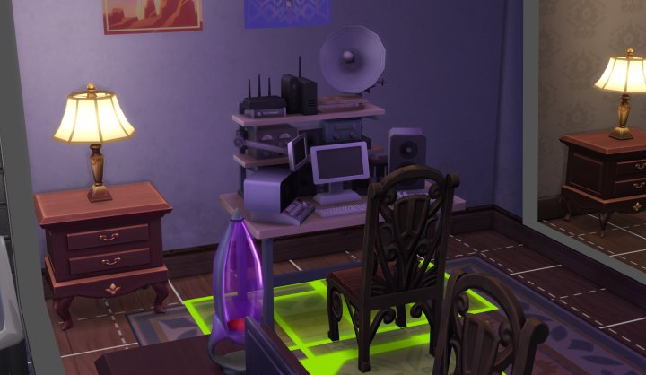 A listening device for gathering intel for blackmail or evidence for the mystery investigation in The Sims 4 Strangerville Game Pack