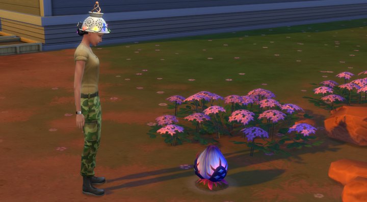 The Sims 4 Strangerville Game Pack - strange plants seem central to the mystery in StrangerVille