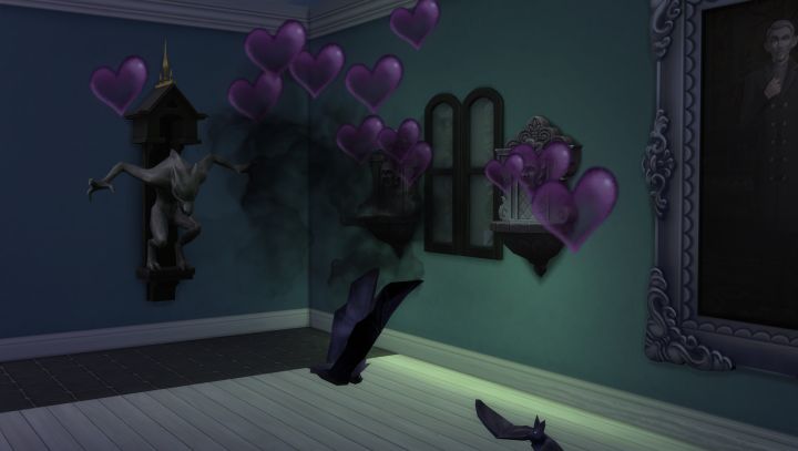 The Sims 4 Vampires - Two Sims woohoo as bats