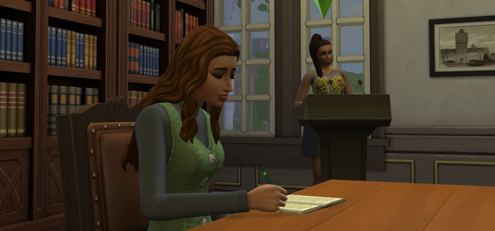 Convincing other Sims with The Research and Debate Skill in The Sims 4 Discover University