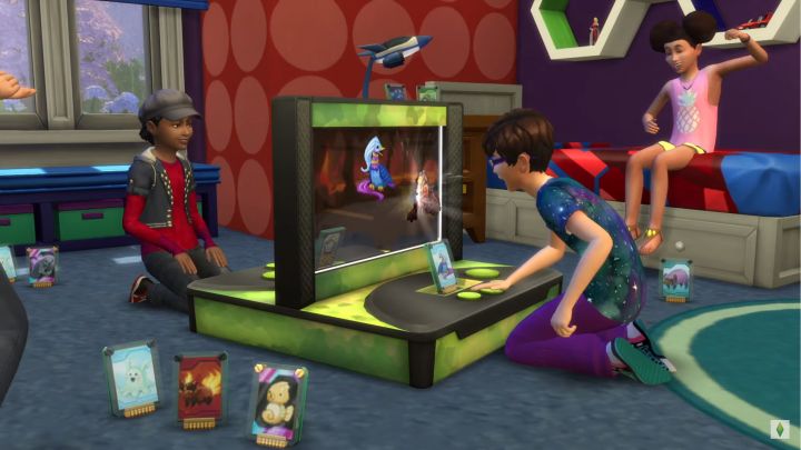 The Sims 4 Kids Room Stuff - the new Voidcritter trading card game