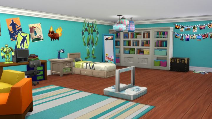 The Sims 4 Kids Room Stuff - new objects in the stuff pack