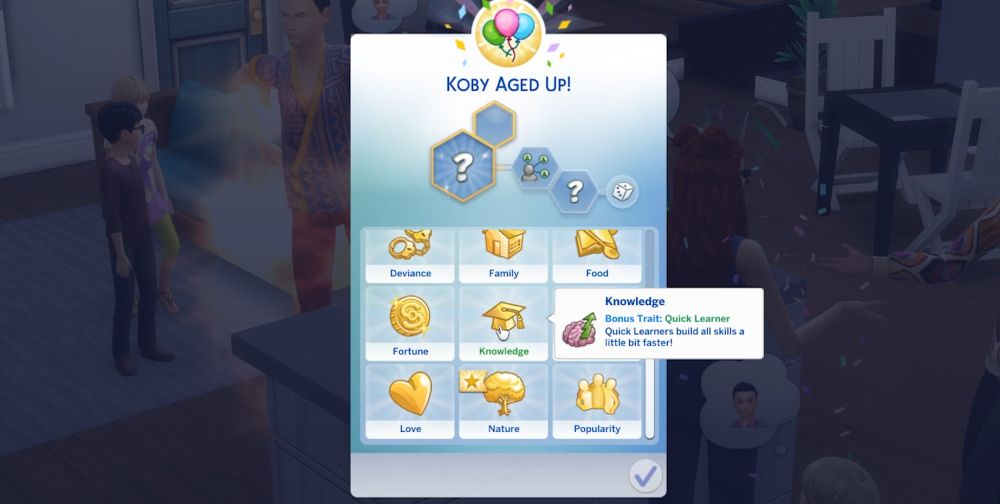 The Sims 4 Super Sim - Picking a good bonus trait for challenge