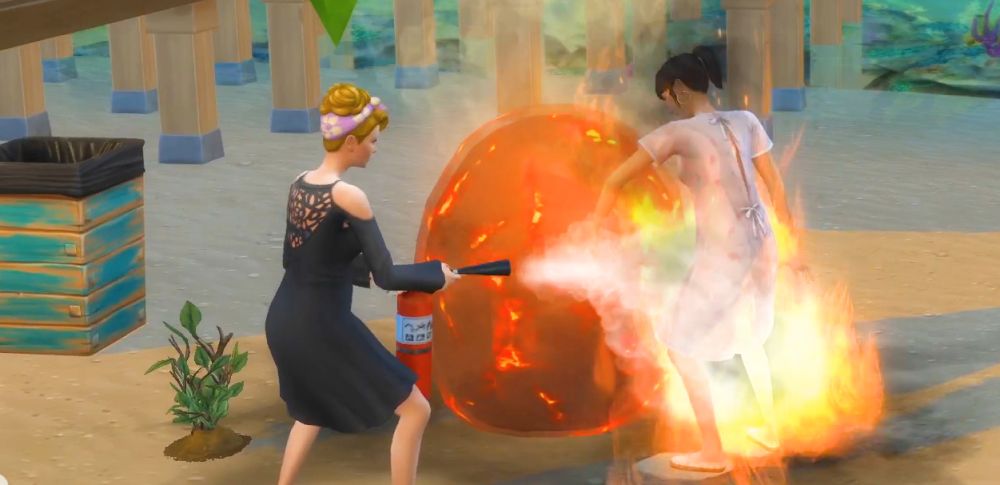 The Sims 4 Super Sim has sulani mana
