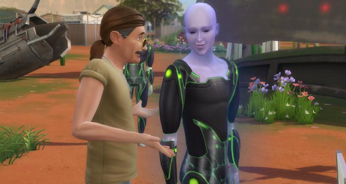 Female Sims can get pregnant with Alien-Sim hybrids that do not get the alien powers