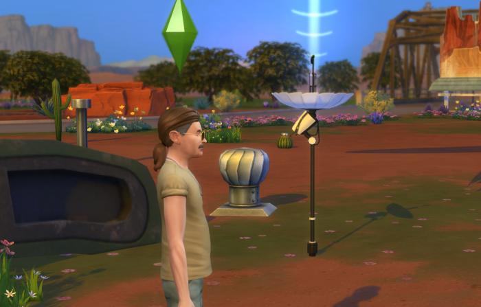 How to Contact Aliens in The Sims 4 Get to Work - Use the satellite unlocked from the Scientist Career