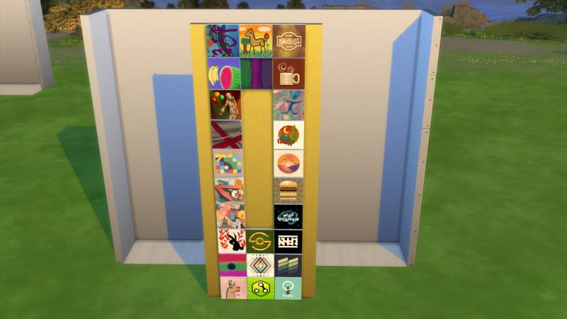 The Sims 4 Logo Paintings