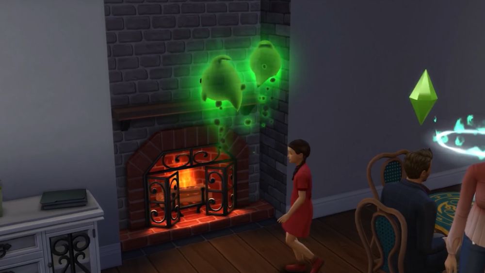 The Sims 4 Paranormal Stuff - two spectres