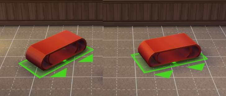 how to turn items in sims 4