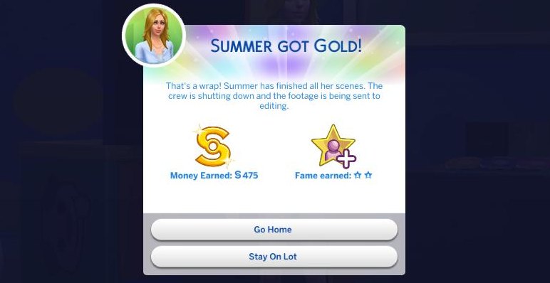 sims 4 get famous model career