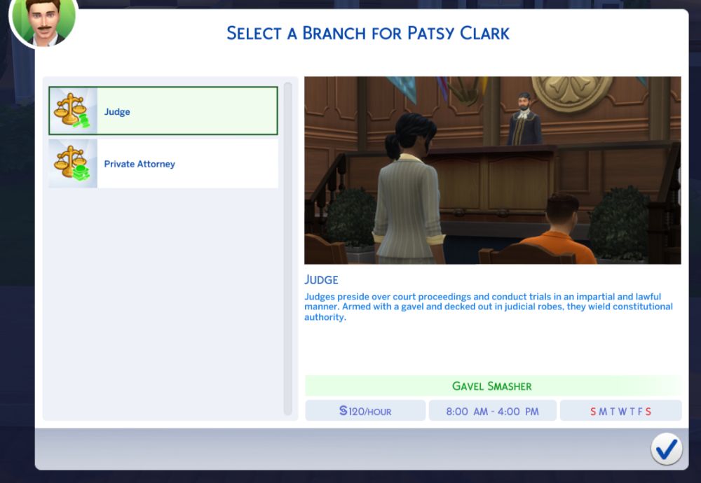 sims 4 list of careers