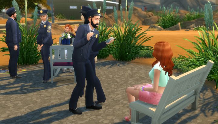 use the sims 4 get to work prison jumpsuit