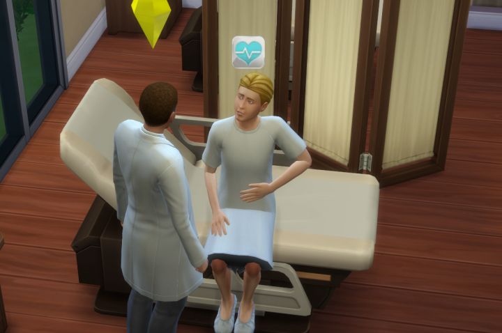 sims 4 get to work doctor