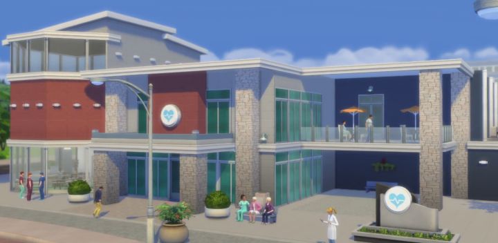 the sims 4 get to work can you own a clinic