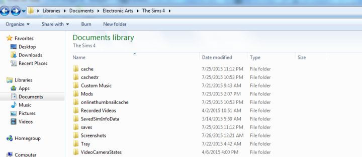 how to find sims 4 mod folder