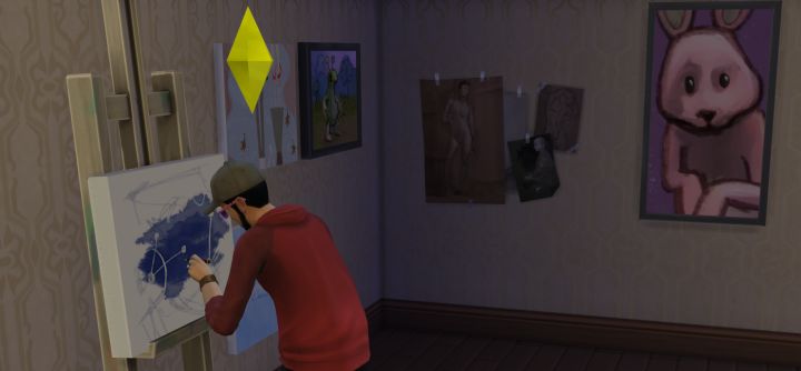 how to become a famous artist sims 4