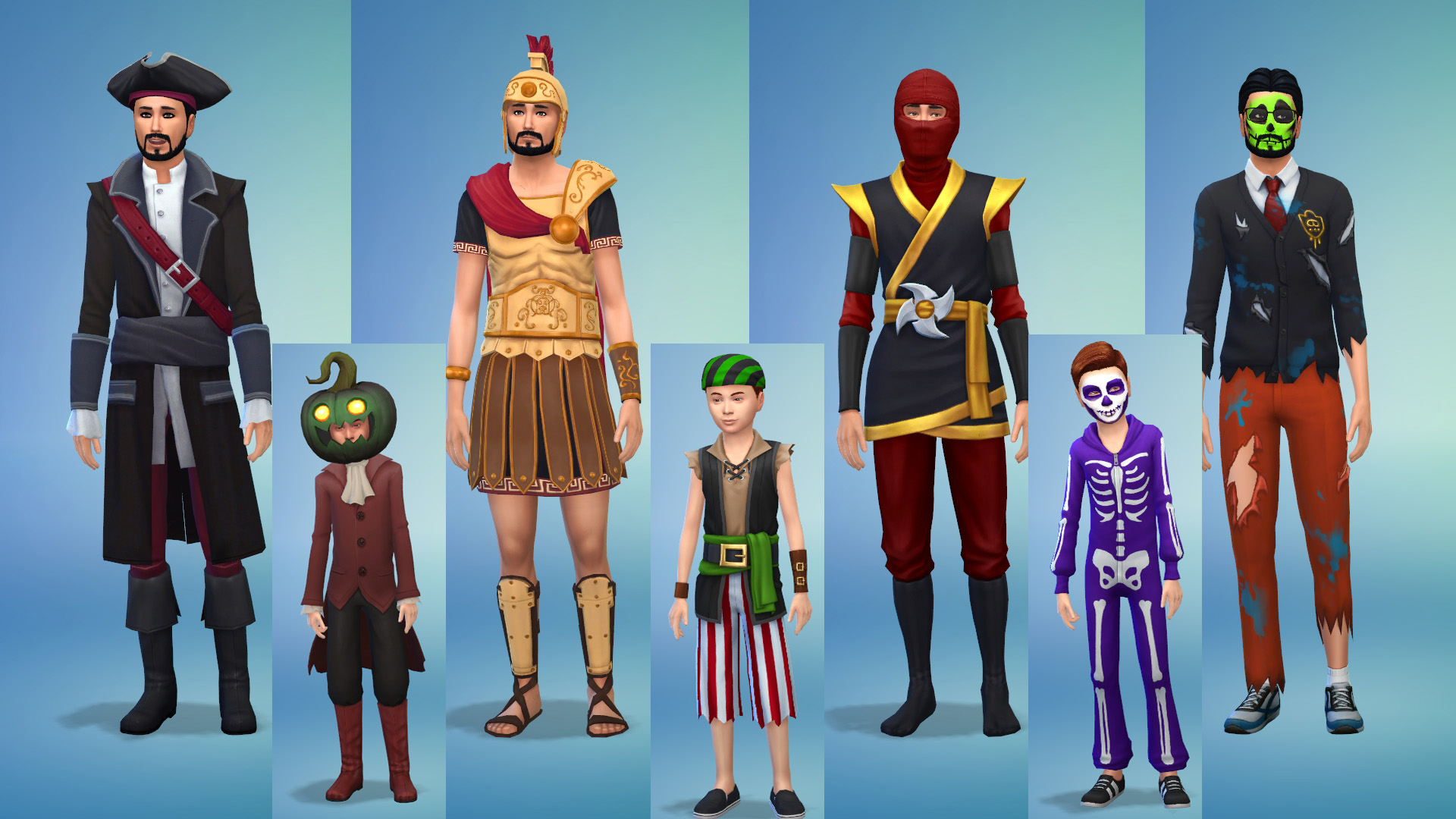 are there new hairstyles in the sims 4 spooky stuff