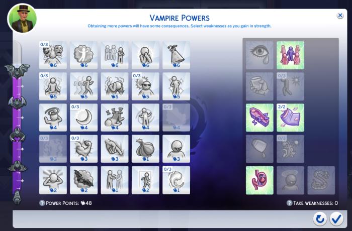 how to create vampire sims 4